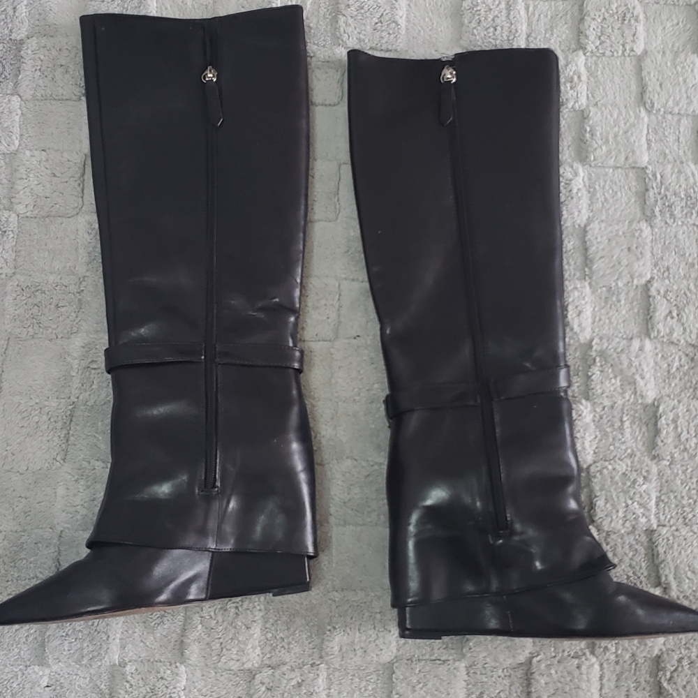 SCHUTZ Black Leather Boots - Picture 4 of 12